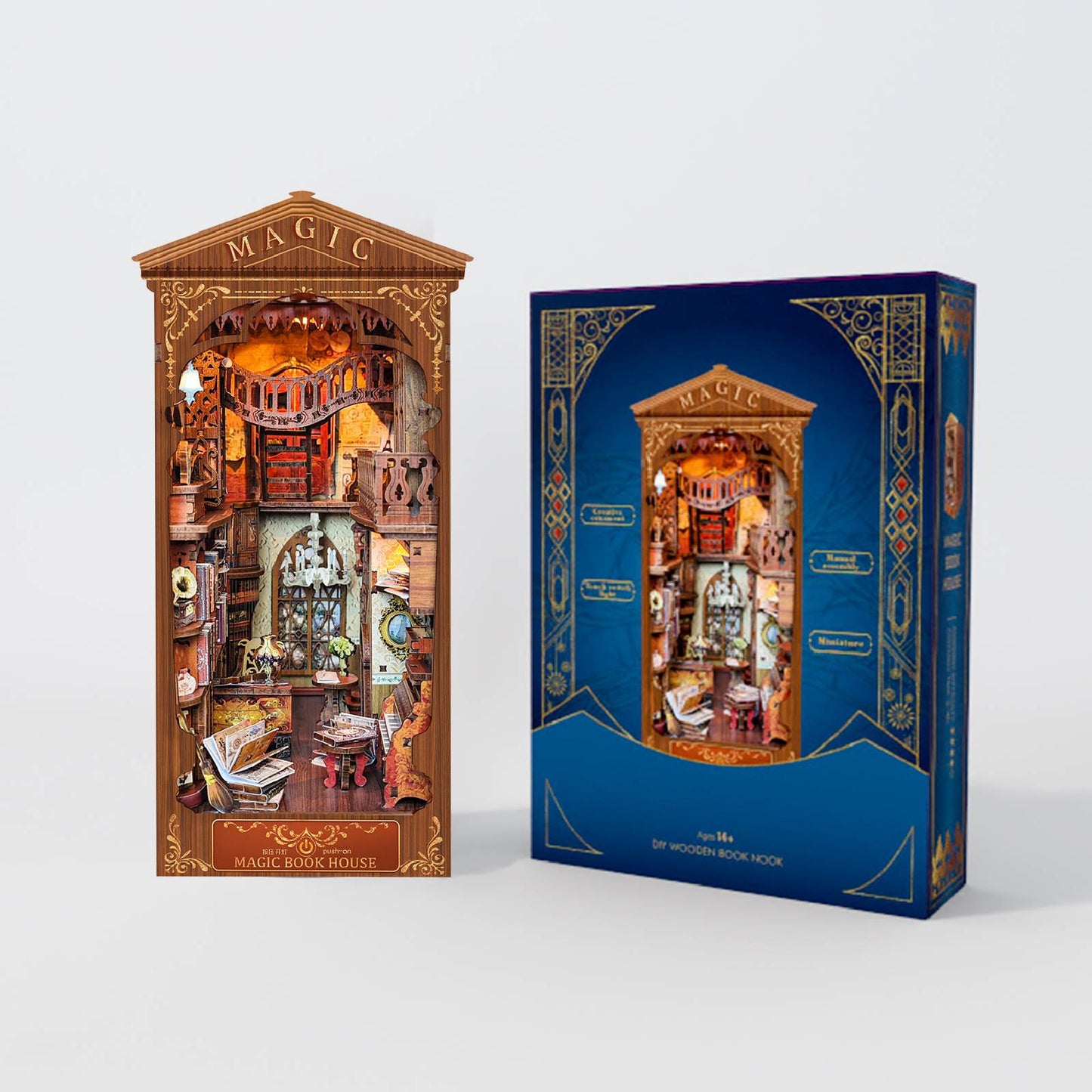 Vintage Library DIY Book Nook Kit