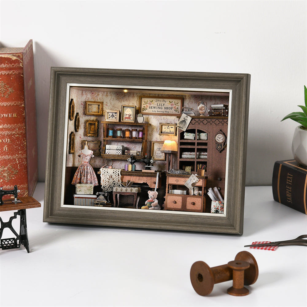 Lily’s Sewing Shop DIY Book Nook Kit