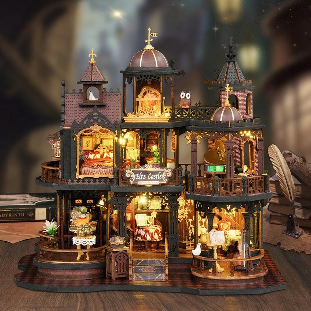 Edinburgh Castle DIY Miniature House Kit