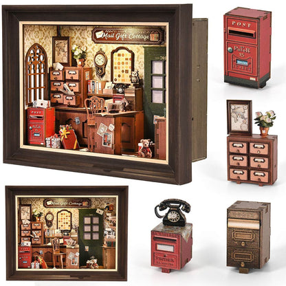 Mail Gift Cottage DIY Book Nook Kit