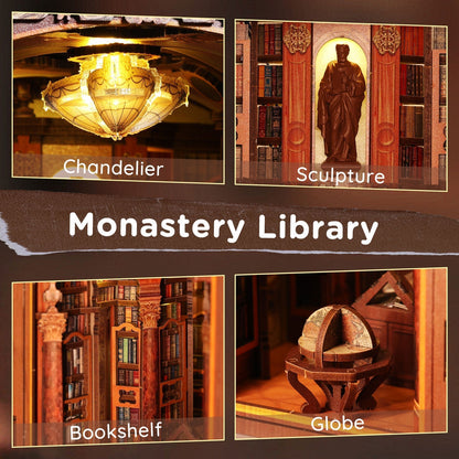 Monastery Library Book Nook Kit