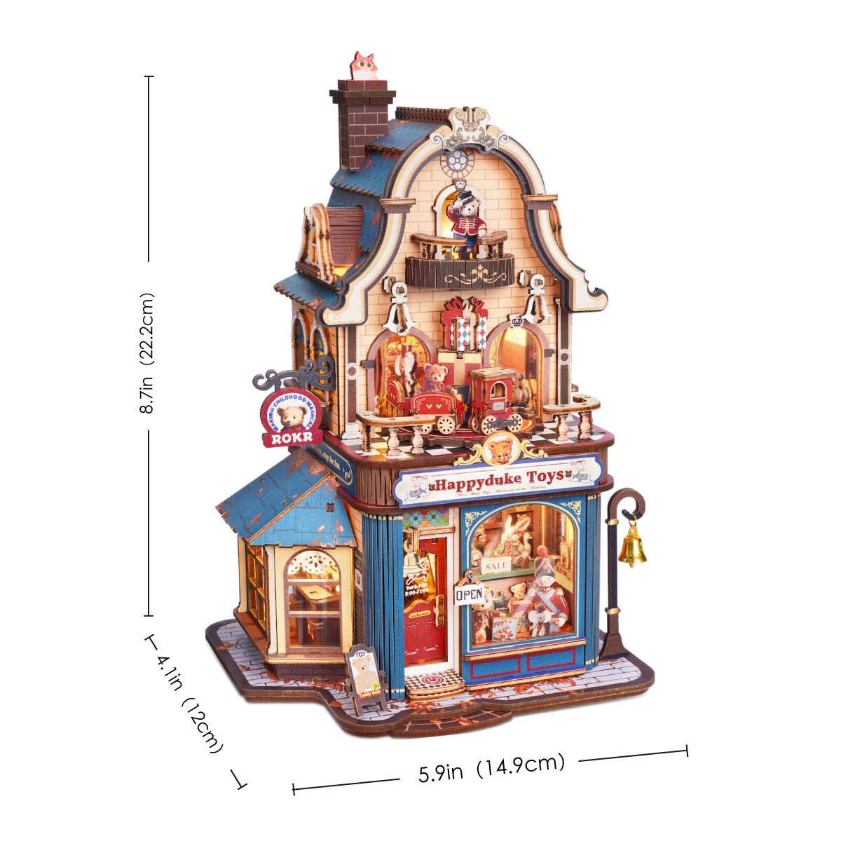 Happyduke Toys DIY Miniature House Kit