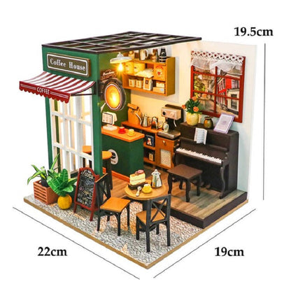 Lucky Cafe House  DIY Miniature House Kit