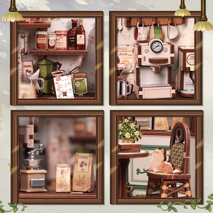 Sunny Cafe DIY Miniature House Kit