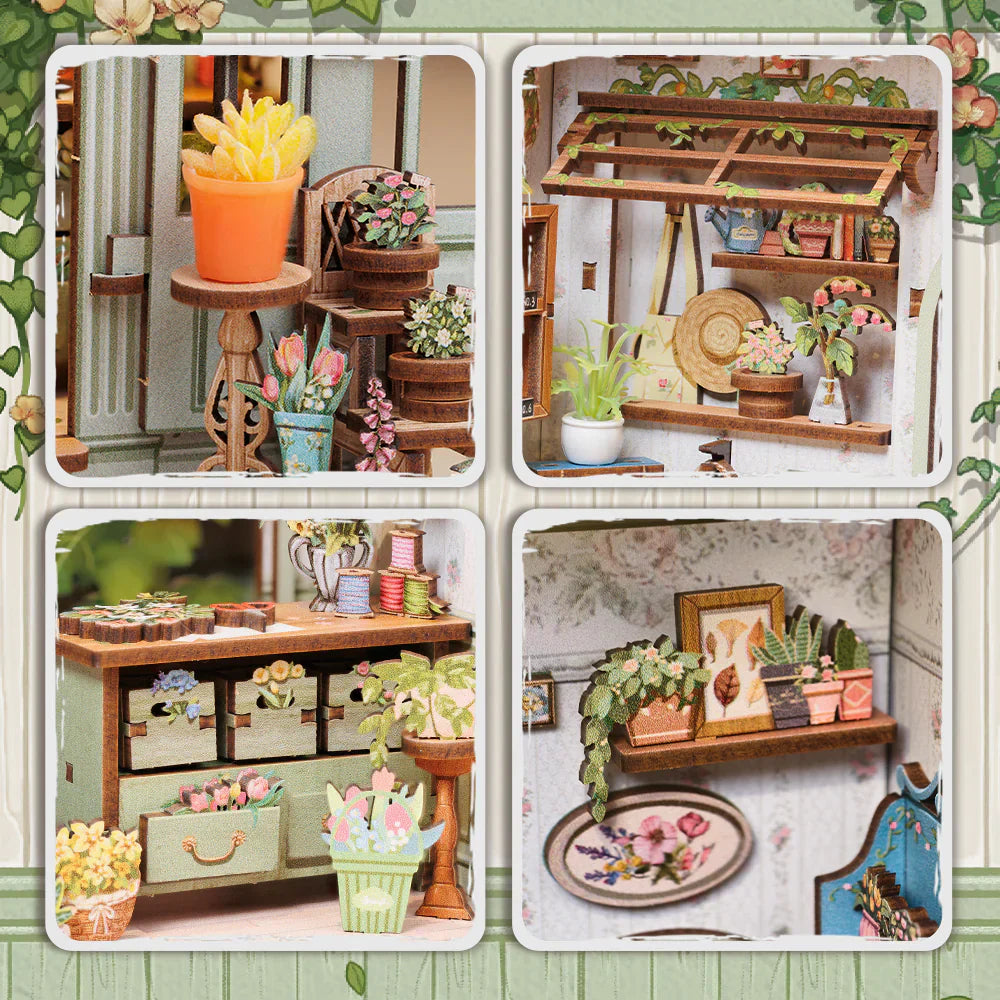 Champs-Élysées Florist DIY Miniature House Kit