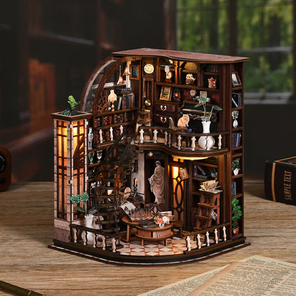 Bacchus Bookstore DIY Miniature House Kit
