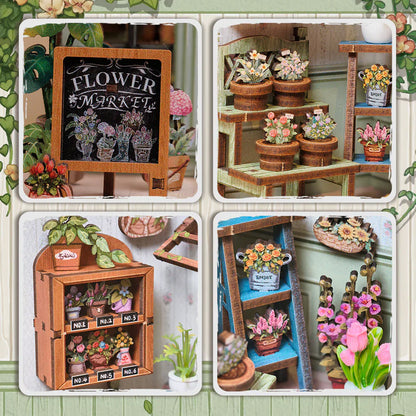 Champs-Élysées Florist DIY Miniature House Kit