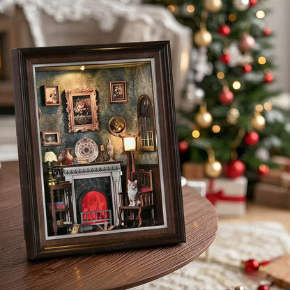 Vintage Fireplace Frame DIY Book Nook Kit