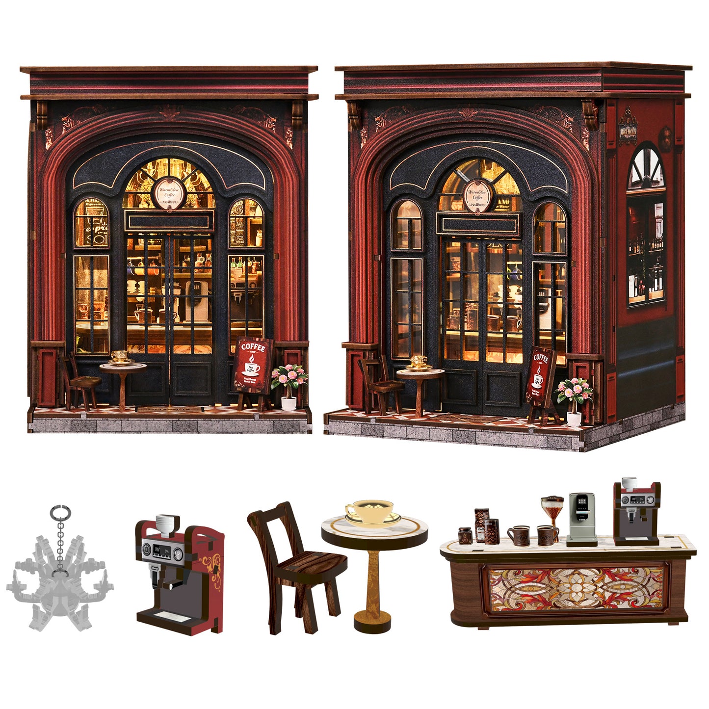 Warmglow Coffee DIY Book Nook Kit