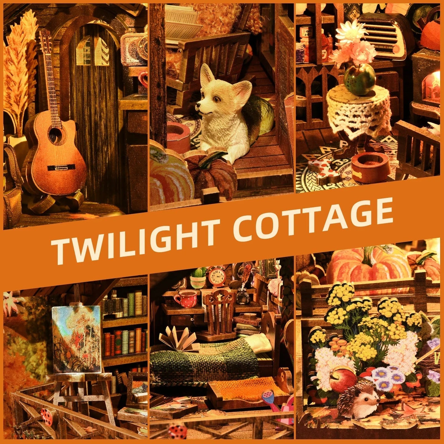 Twilight Cottage DIY Book Nook Kit