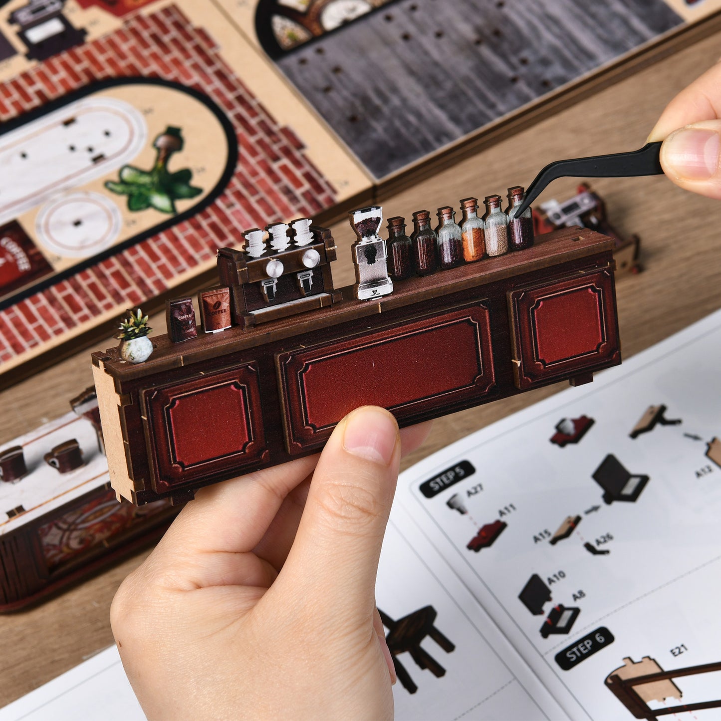 Warmglow Coffee DIY Book Nook Kit