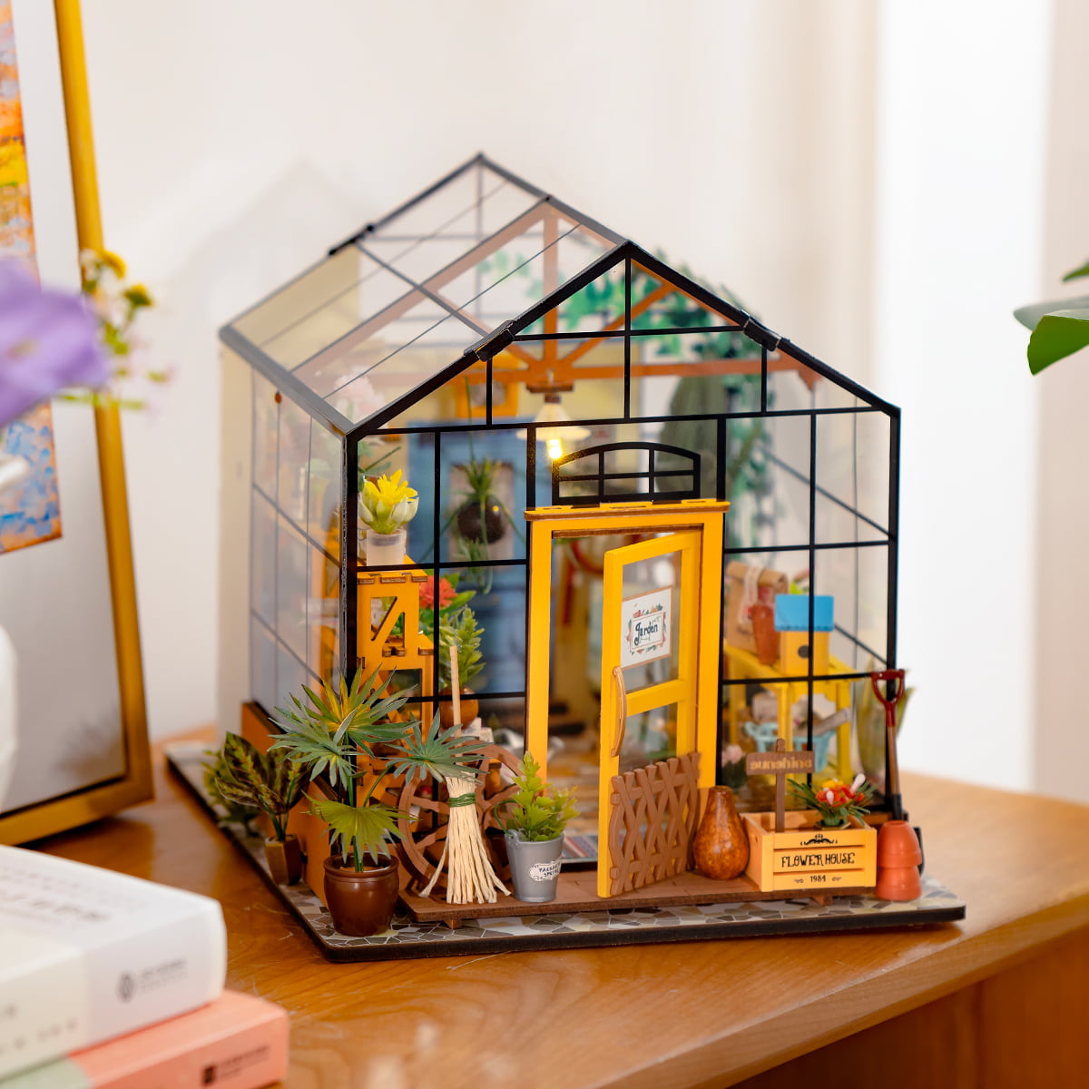 Cathy's Flower House DIY Miniature House Kit