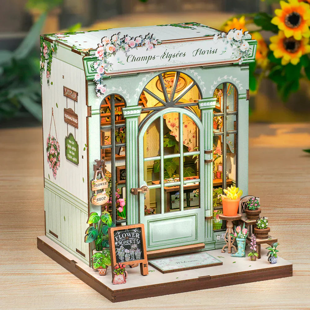 Champs-Élysées Florist DIY Miniature House Kit