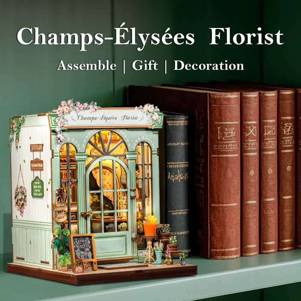 Champs-Élysées Florist DIY Miniature House Kit