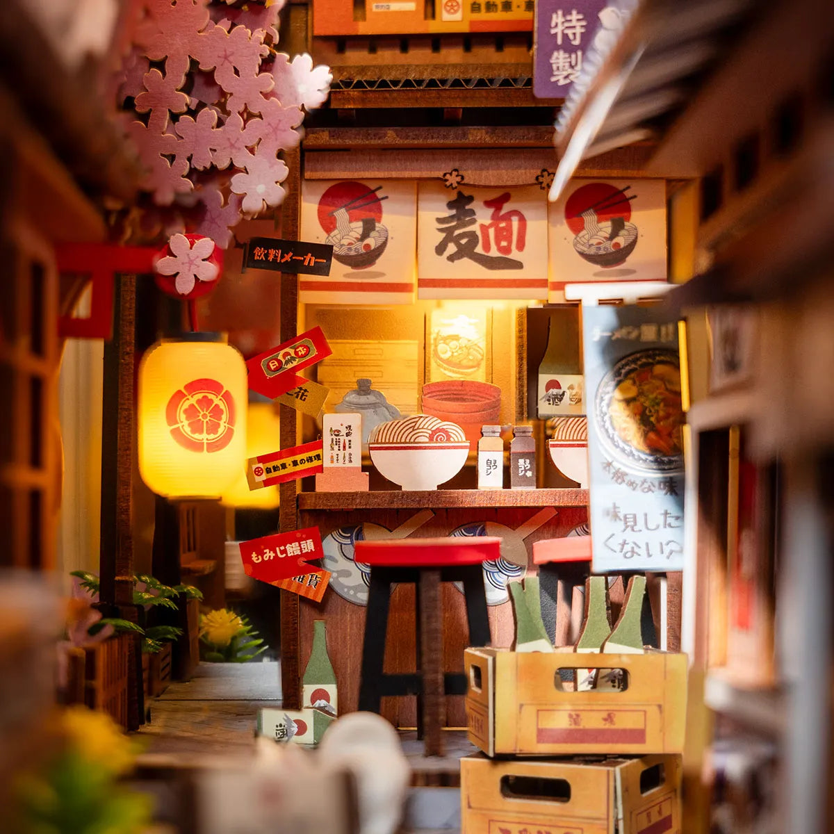 Sakura Wine Alley DIY Book Nook Kit