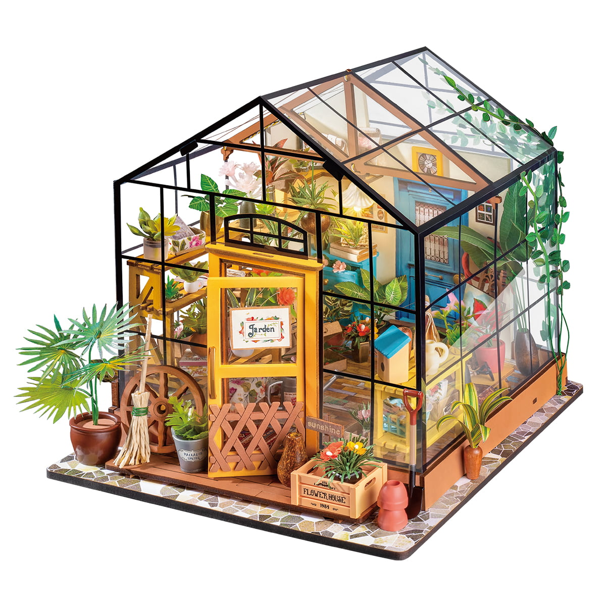 Cathy's Flower House DIY Miniature House Kit