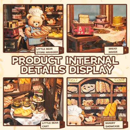 Bear Bakery DIY Book Nook Kit