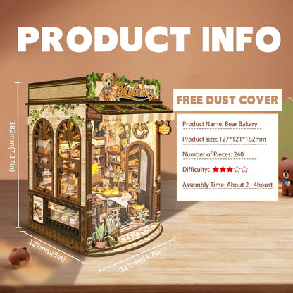 Bear Bakery DIY Book Nook Kit