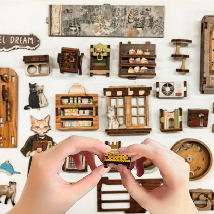 Caramel Dreams Cat Café Book Nook Kit