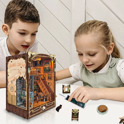 Caramel Dreams Cat Café Book Nook Kit