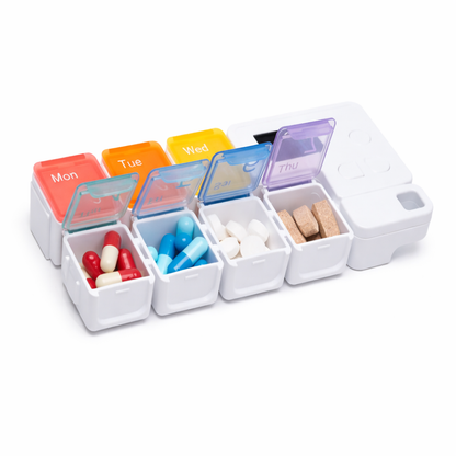 Weekly Pill Organizer with Alarm