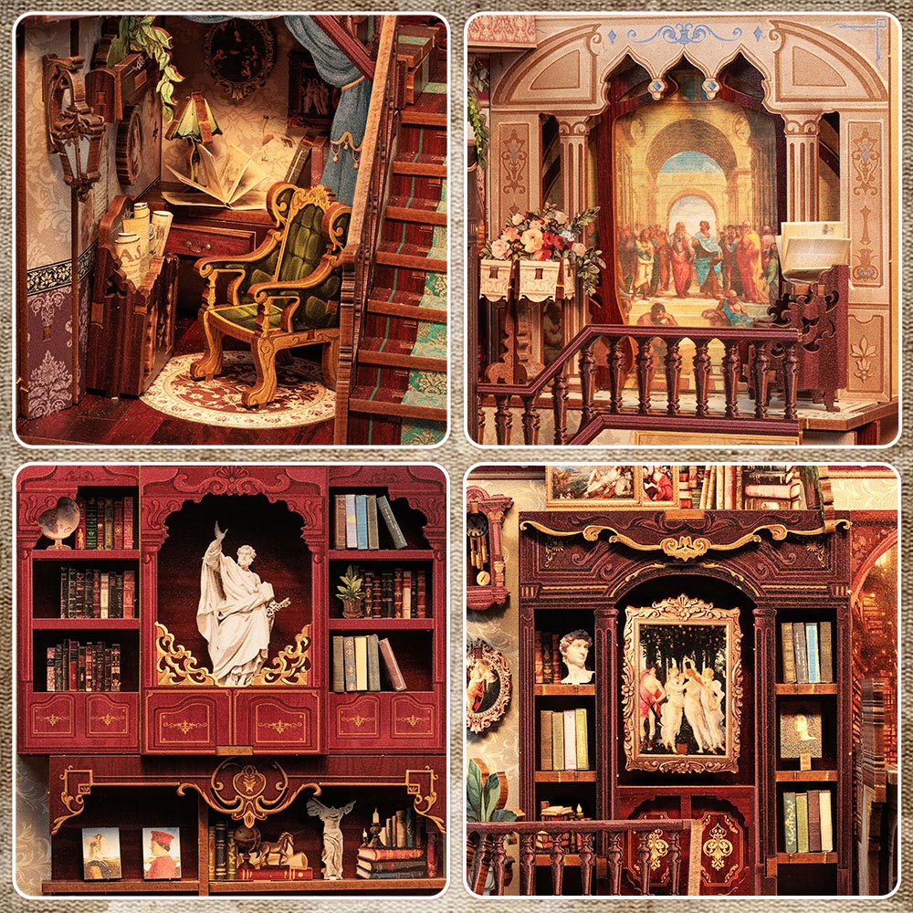 Library of Wisdom DIY Book Nook Kit