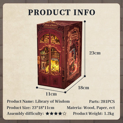 Library of Wisdom DIY Book Nook Kit