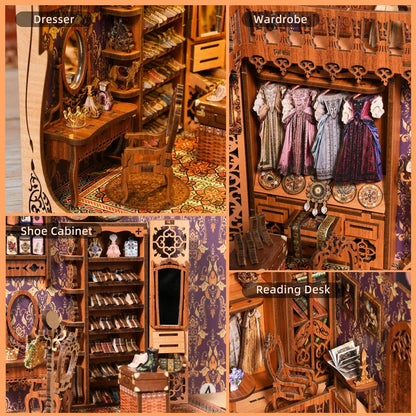 Wardrobe of Duchess DIY Book Nook Kit