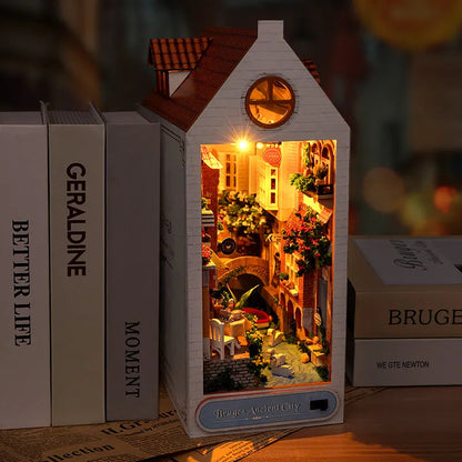 Bruges Ancient City DIY Book Nook Kit