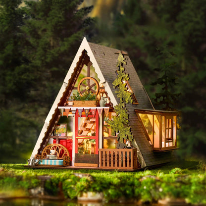 A-Frame Cabin DIY Miniature Kit