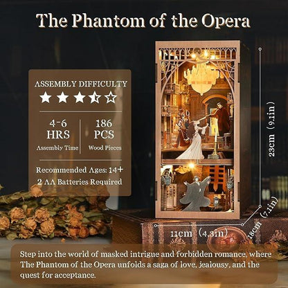 The Phantom of The Opera DIY Book Nook Kit