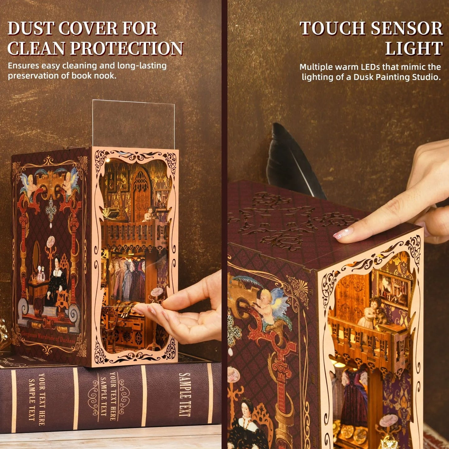 Wardrobe of Duchess DIY Book Nook Kit