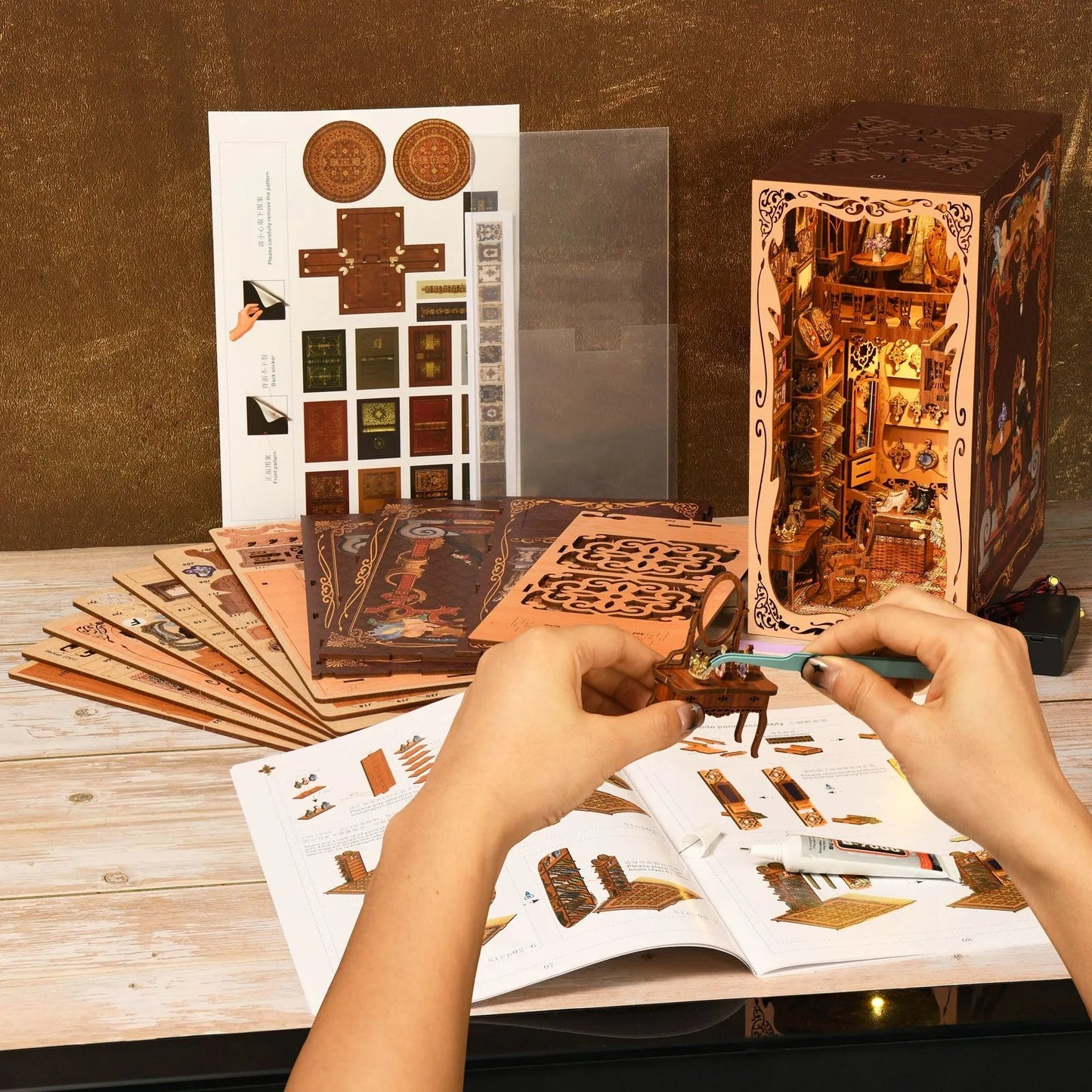 Wardrobe of Duchess DIY Book Nook Kit