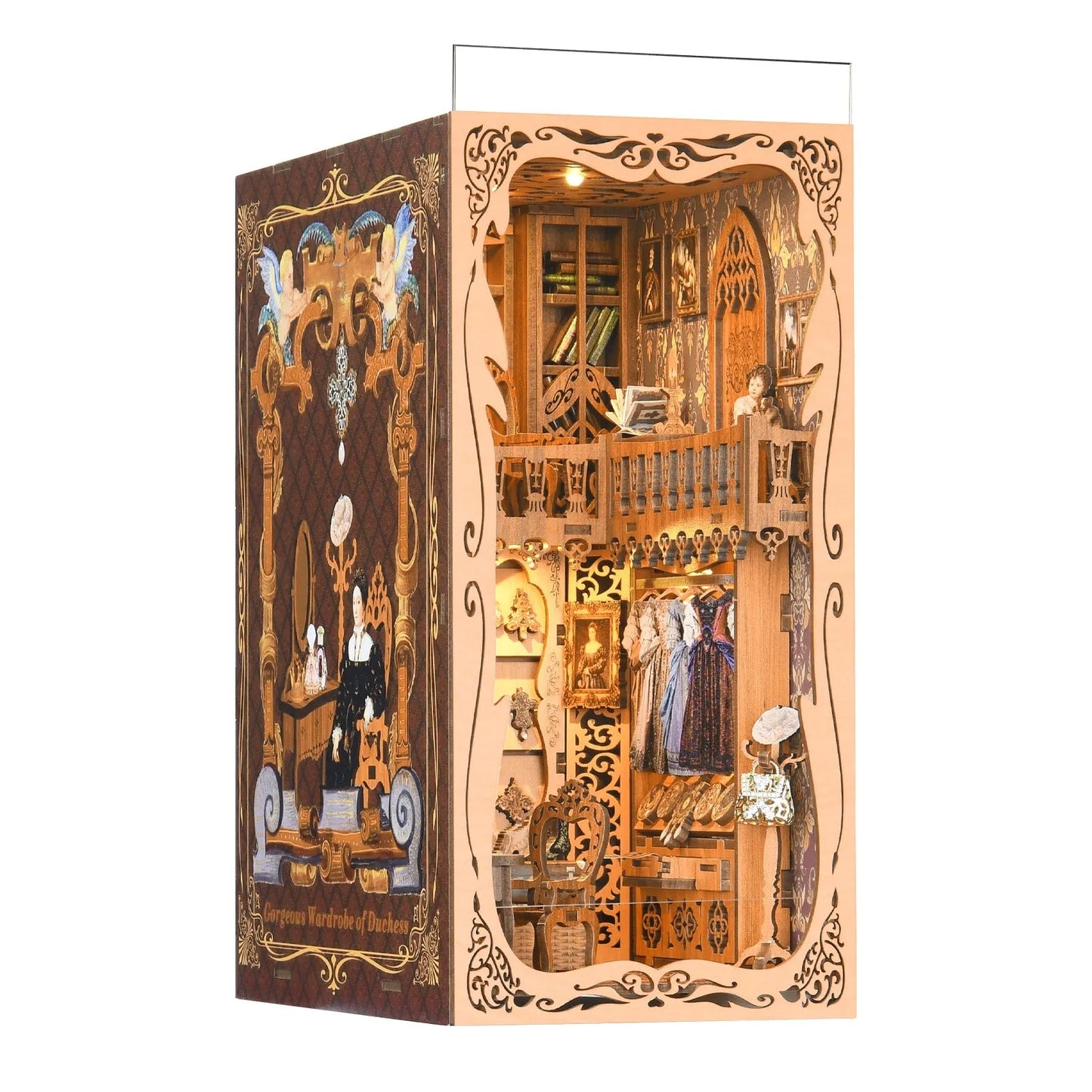 Wardrobe of Duchess DIY Book Nook Kit