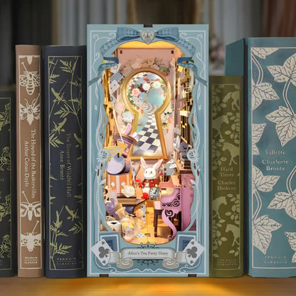 Alice’s Tea Party Diary DIY Book Nook Kit