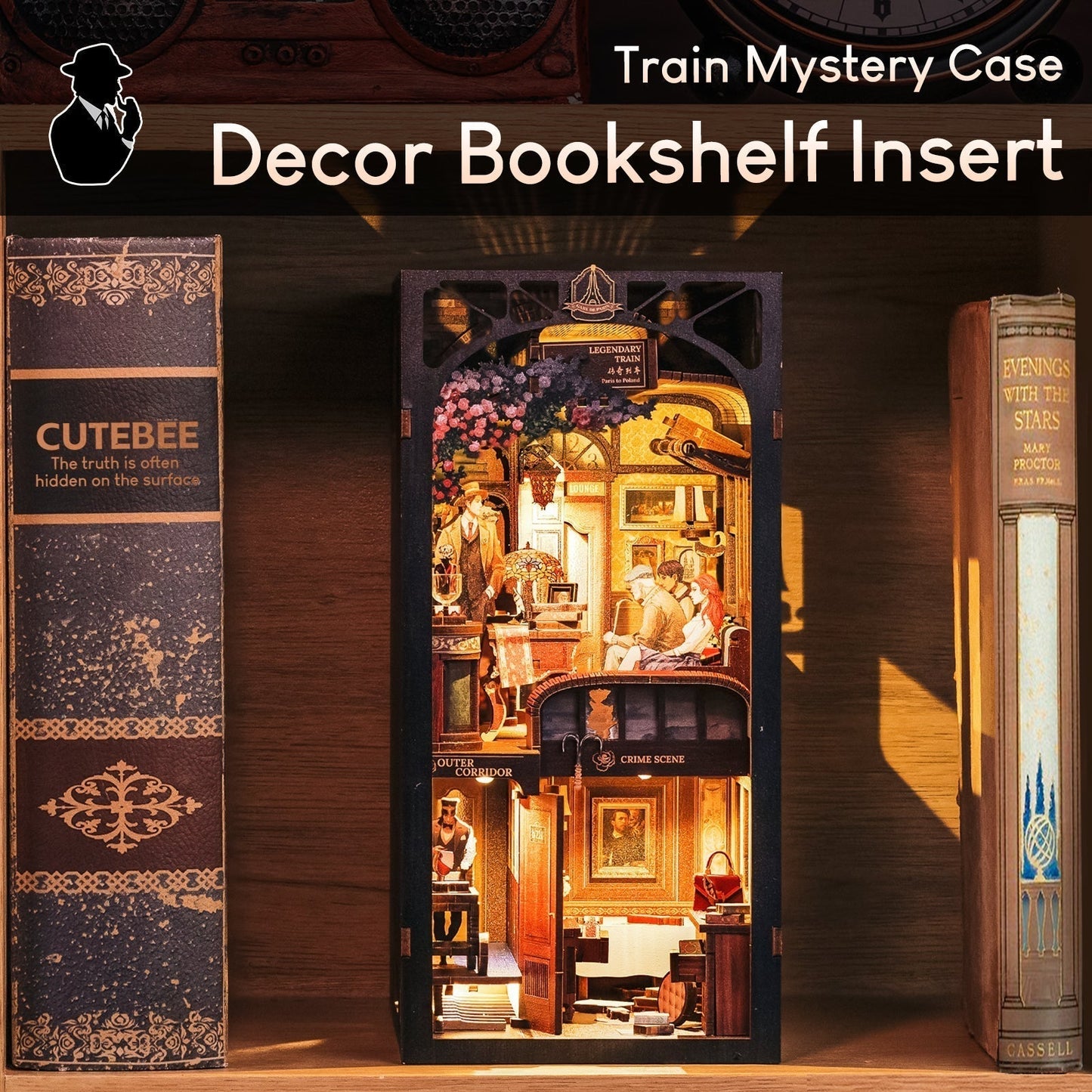 Train Mystery DIY Book Nook Kit