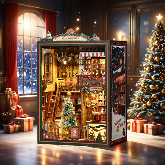 Christmas Shop DIY Book Nook Kit