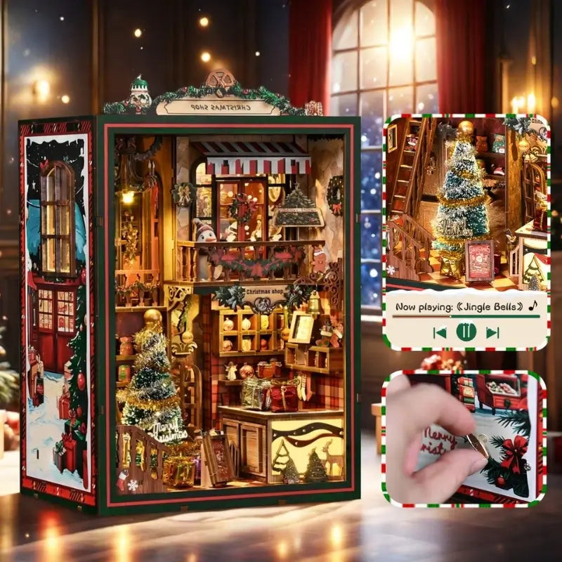 Christmas Shop DIY Book Nook Kit