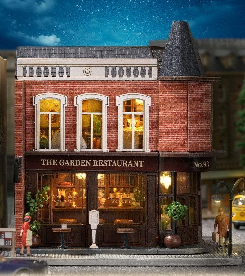 Corner Restaurant DIY Book Nook Kit