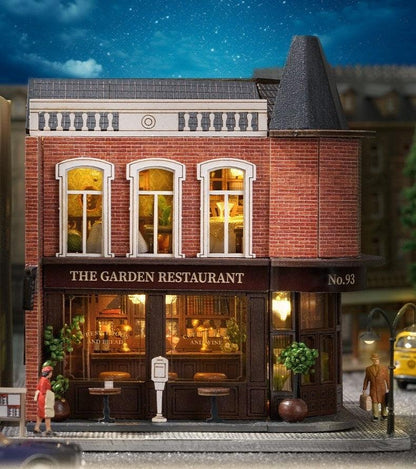 Corner Restaurant DIY Book Nook Kit