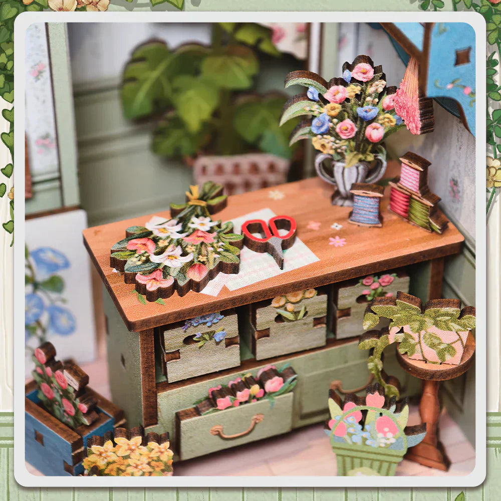 Champs-Élysées Florist DIY Miniature House Kit