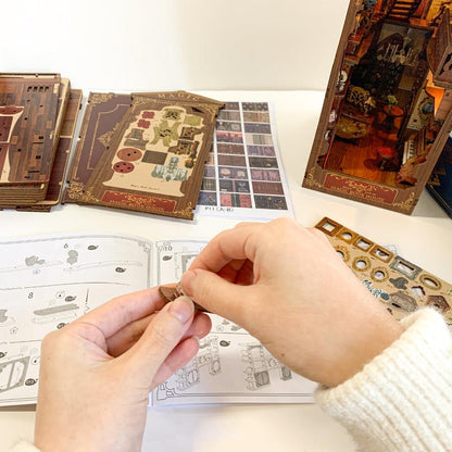 Vintage Library DIY Book Nook Kit