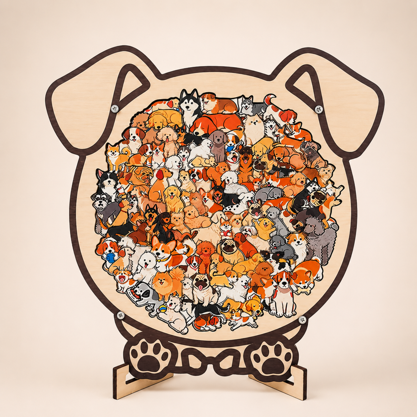 Cute Animal Wooden Puzzle