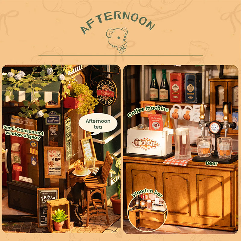 Tipsy Restaurant DIY Miniature House Kit