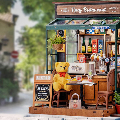 Tipsy Restaurant DIY Miniature House Kit